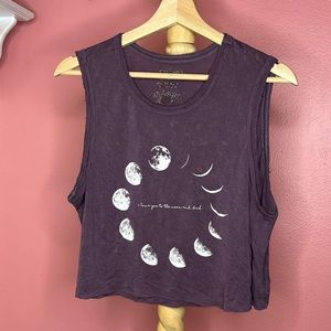 Purple “I love you to the moon and back” top size L